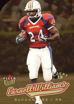 2005 Ultra #206 Carnell Williams Front