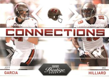 2009 Playoff Prestige - Connections #19 Jeff Garcia / Ike Hilliard Front