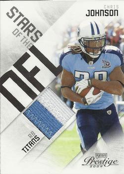 2009 Playoff Prestige - Stars of the NFL Materials Prime #20 Chris Johnson Front