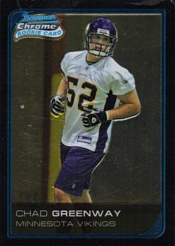 2006 Bowman Chrome #243 Chad Greenway Front