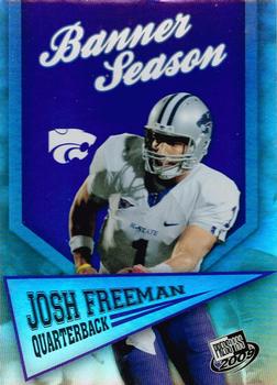 2009 Press Pass - Banner Season #BS-4 Josh Freeman Front