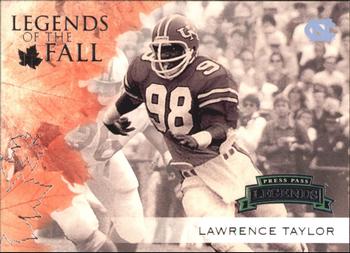 2009 Press Pass Legends - Legends of the Fall #LF-7 Lawrence Taylor Front