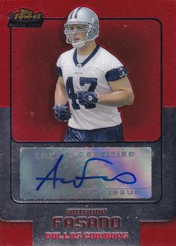 2006 Finest #166 Anthony Fasano Front