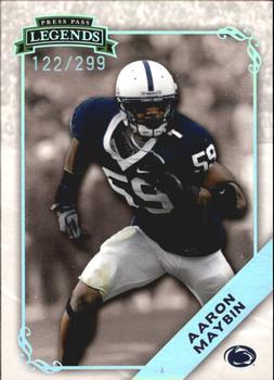 2009 Press Pass Legends - Silver Holofoil #37 Aaron Maybin Front