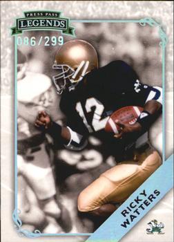 2009 Press Pass Legends - Silver Holofoil #80 Ricky Watters Front