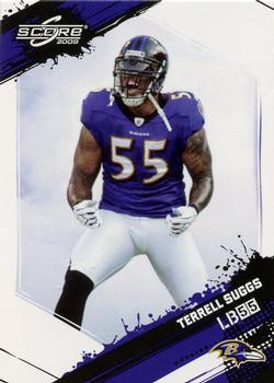 2009 Score - Glossy #26 Terrell Suggs  Front