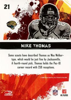 2009 Score - Hot Rookies #21 Mike Thomas Back