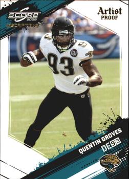 2009 Score Inscriptions - Artist's Proof #139 Quentin Groves Front