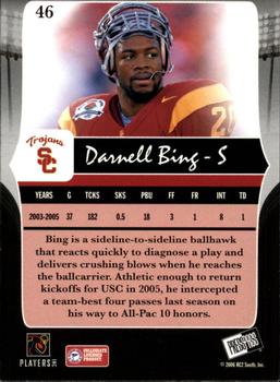 2006 Press Pass Legends #46 Darnell Bing Back