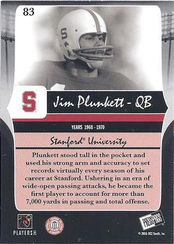2006 Press Pass Legends #83 Jim Plunkett Back