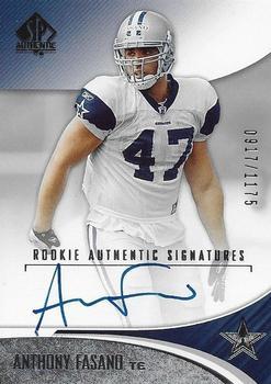 2006 SP Authentic #182 Anthony Fasano Front