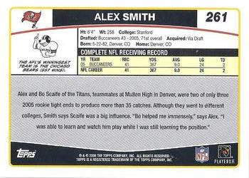 2006 Topps #261 Alex Smith Back