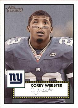 2006 Topps Heritage #384 Corey Webster Front