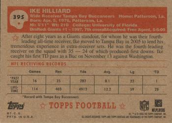 2006 Topps Heritage #395 Ike Hilliard Back