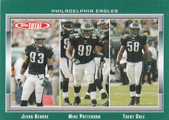 2006 Topps Total #56 Trent Cole / Jevon Kearse / Mike Patterson Front