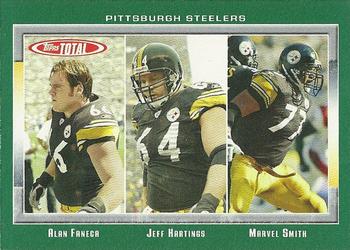 2006 Topps Total #87 Marvel Smith / Jeff Hartings / Alan Faneca Front