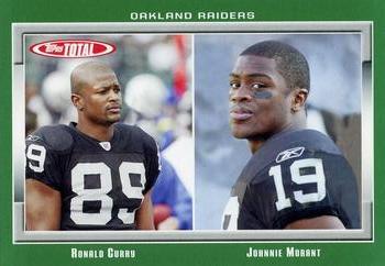 2006 Topps Total #154 Ronald Curry / Johnnie Morant Front