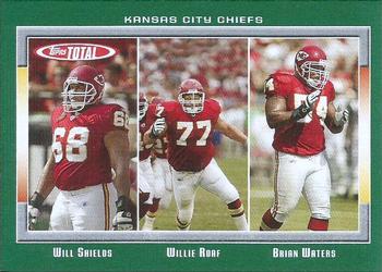 2006 Topps Total #195 Will Shields / Willie Roaf / Brian Waters Front