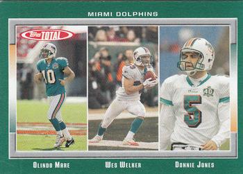 2006 Topps Total #294 Donnie Jones / Olindo Mare / Wes Welker Front
