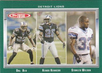 2006 Topps Total #371 Dre' Bly / Stanley Wilson / Kenoy Kennedy Front