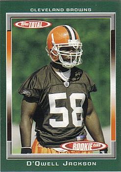 2006 Topps Total #455 D'Qwell Jackson Front
