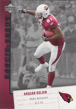 2006 Upper Deck Rookie Debut #1 Anquan Boldin Front
