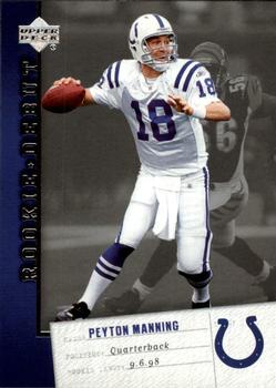2006 Upper Deck Rookie Debut #42 Peyton Manning Front