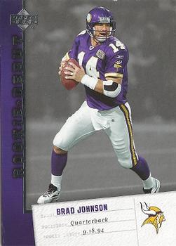 2006 Upper Deck Rookie Debut #54 Brad Johnson Front