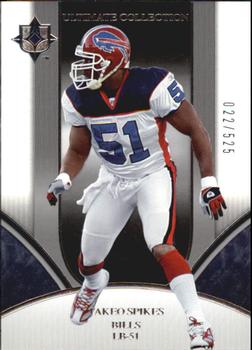 2006 Upper Deck Ultimate Collection #23 Takeo Spikes Front