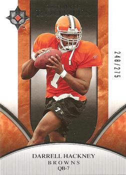 2006 Upper Deck Ultimate Collection #291 Darrell Hackney Front