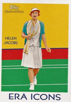 2009 Topps National Chicle - Era Icons #EI-10 Helen Jacobs Front