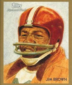 2009 Topps National Chicle - Mini #C79 Jim Brown Front