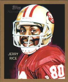 2009 Topps National Chicle - Mini #C152 Jerry Rice Front