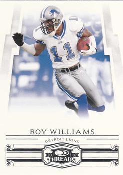 2007 Donruss Threads #88 Roy Williams Front