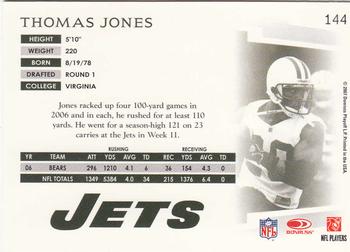 2007 Donruss Threads #144 Thomas Jones Back