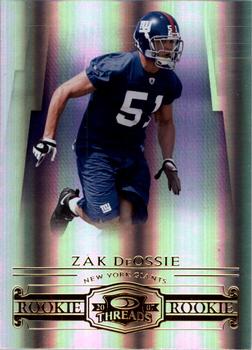 2007 Donruss Threads #179 Zak DeOssie Front