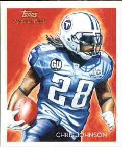 2009 Topps National Chicle - Mini Chicle Back #C110 Chris Johnson Front