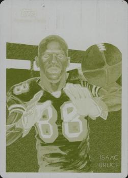 2009 Topps National Chicle - Printing Plates Yellow #C159 Isaac Bruce Front