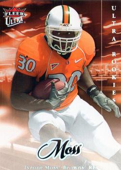 2007 Ultra #254 Tyrone Moss Front