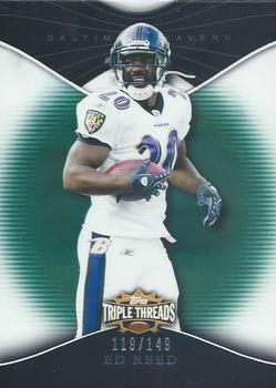 2009 Topps Triple Threads - Emerald #89 Ed Reed  Front