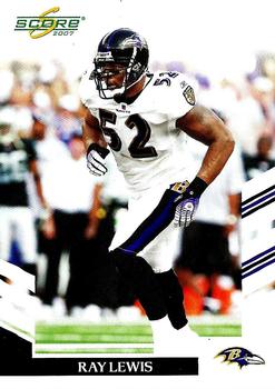 2007 Score #181 Ray Lewis Front