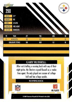 2007 Score #290 Gary Russell Back