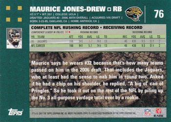 2007 Topps #76 Maurice Jones-Drew Back