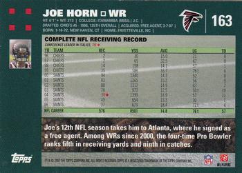 2007 Topps #163 Joe Horn Back