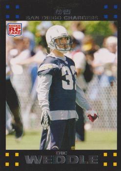 2007 Topps #389 Eric Weddle Front