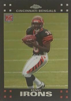 2007 Topps Chrome #TC185 Kenny Irons Front