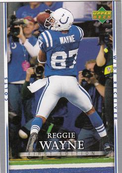 2007 Upper Deck First Edition #42 Reggie Wayne Front