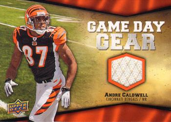 2009 Upper Deck - Game Day Gear #NFL-AC Andre Caldwell Front