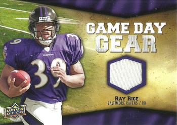 2009 Upper Deck - Game Day Gear #NFL-RI Ray Rice Front