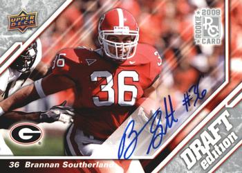 2009 Upper Deck Draft Edition - Autographs Silver #96 Brannan Southerland Front